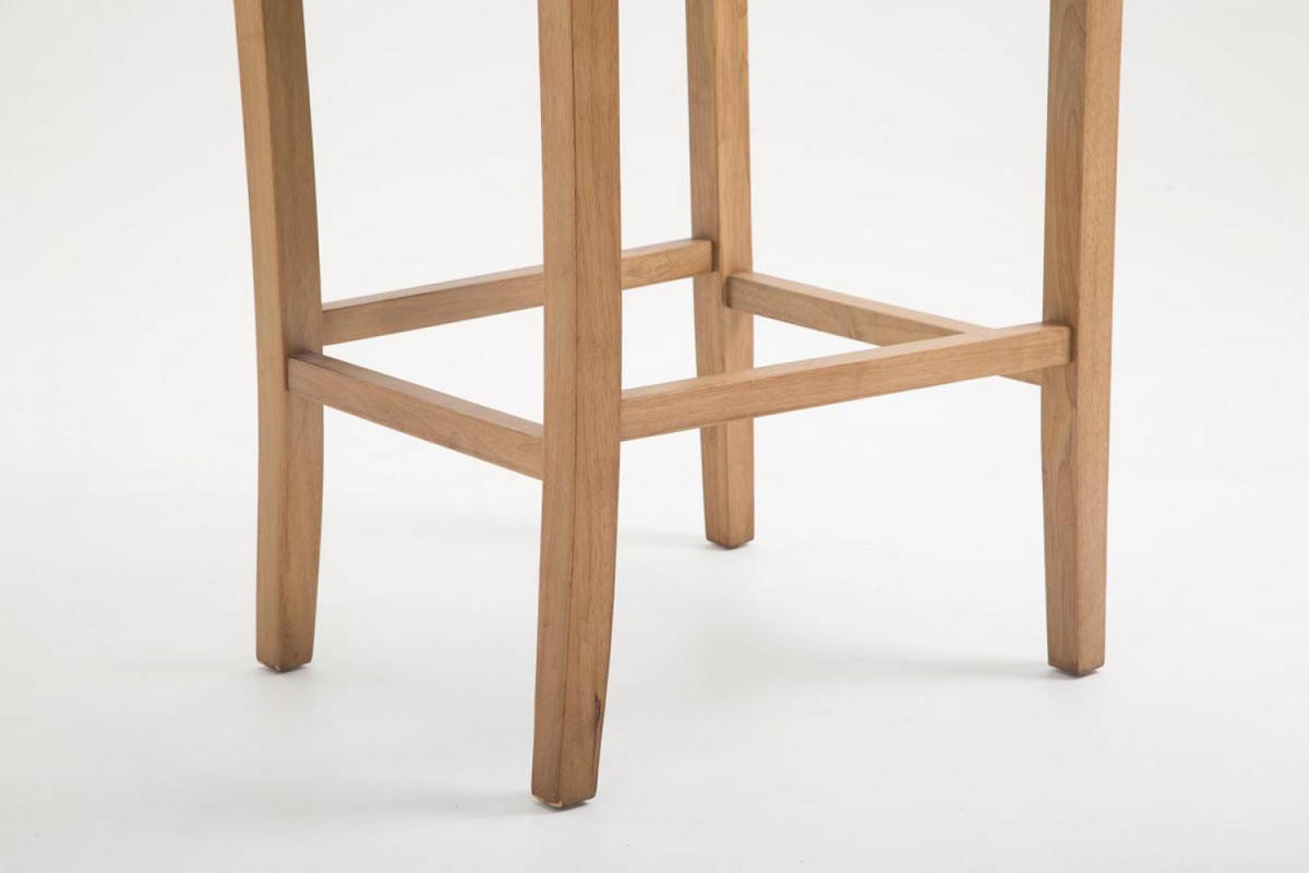 BARHOCKER Stoff dunkelgrau - Dunkelgrau/Naturfarben, Holz/Textil (56/111/51cm) - CLP