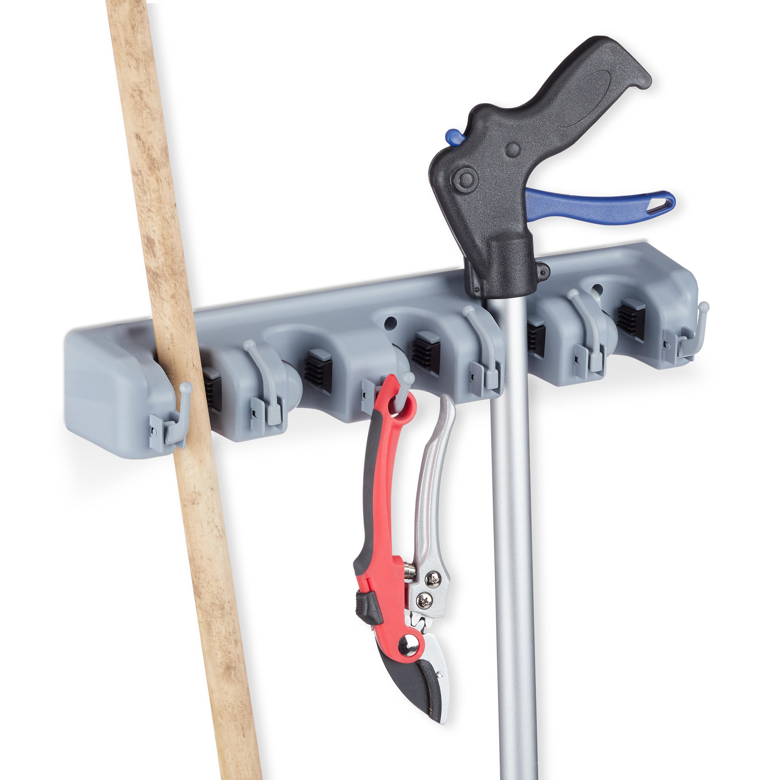 GERÄTEHALTER - Grau, Kunststoff (40/6/11cm) - Relaxdays