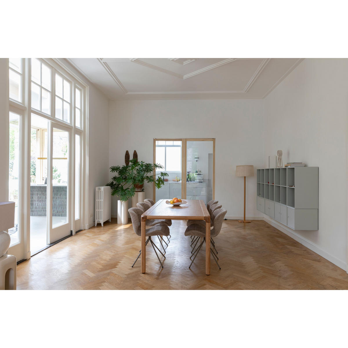 ESSTISCH Storm 220x90 cm Natural - Naturfarben, Holz (220/90/75cm) - Zuiver
