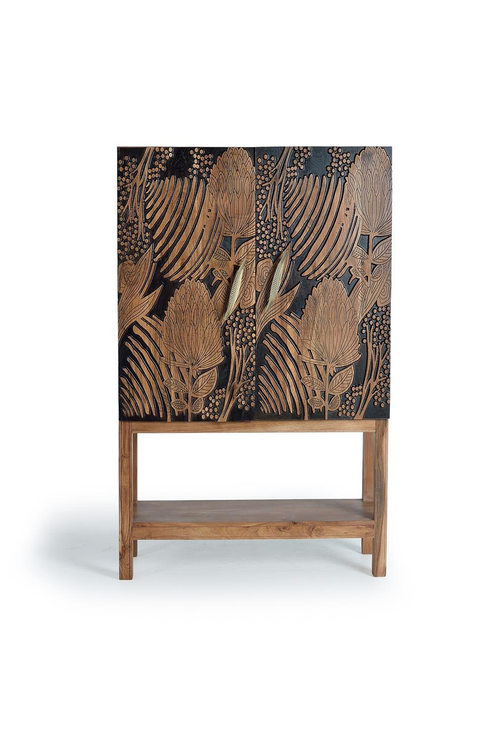 BÜCHERREGAL aus Akazienholz - Braun, Holz (100/160/40cm) - Giner y Colomer