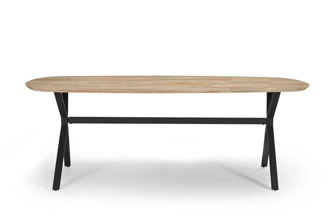 ESSTISCH aus Mangoholz 220cm, natürlich - Braun, Holz (220/100/77cm) - Giga Meubel