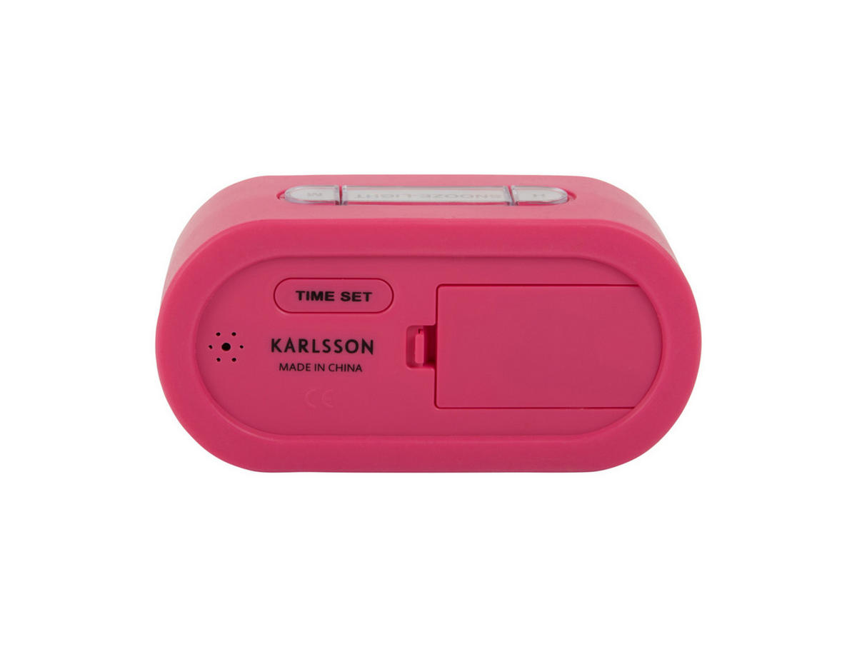 WECKER Gummy 5/14/7 cm - Pink, Kunststoff (14/7/5cm) - Karlsson