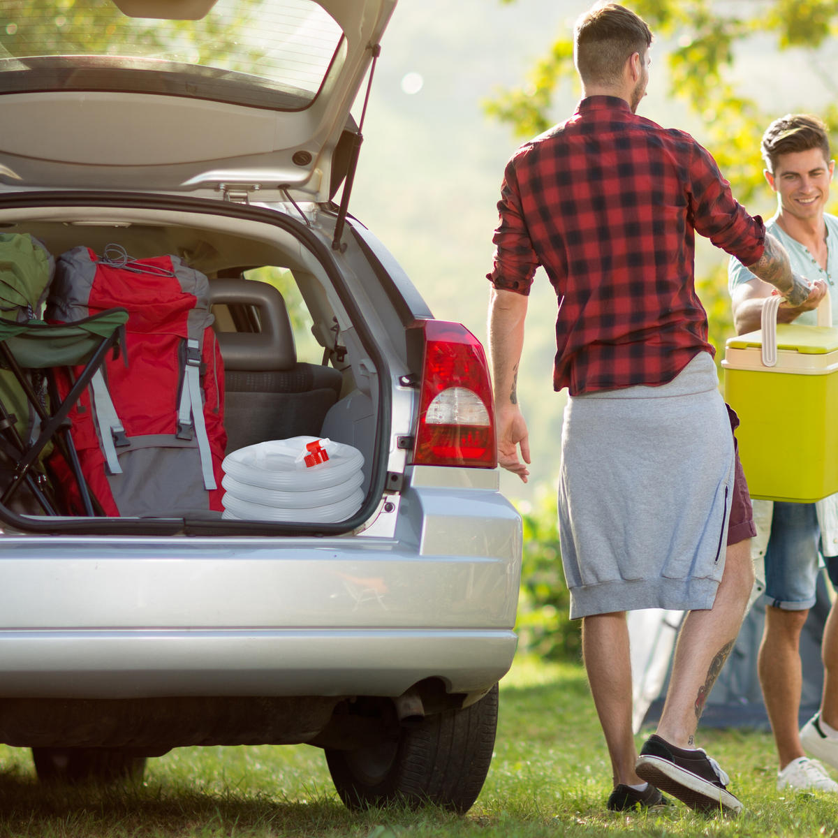 4XFALTKANISTER - Transparent, Kunststoff/Textil (26/27/30cm) - Relaxdays