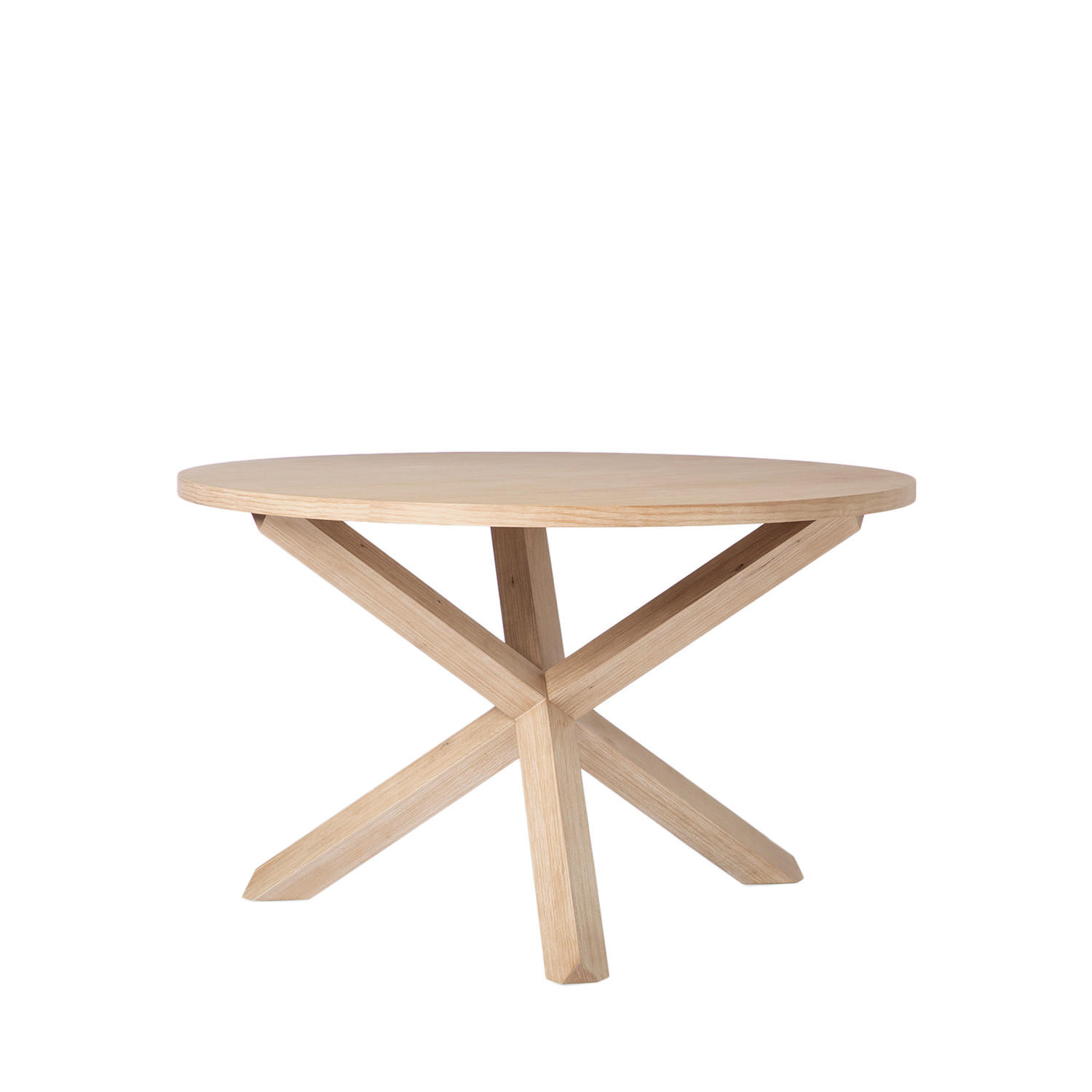 ESSTISCH Isak Natürlich 120 cm x 76,5 cm - Naturfarben, Holzwerkstoff (120/120/76cm) - Klast Home