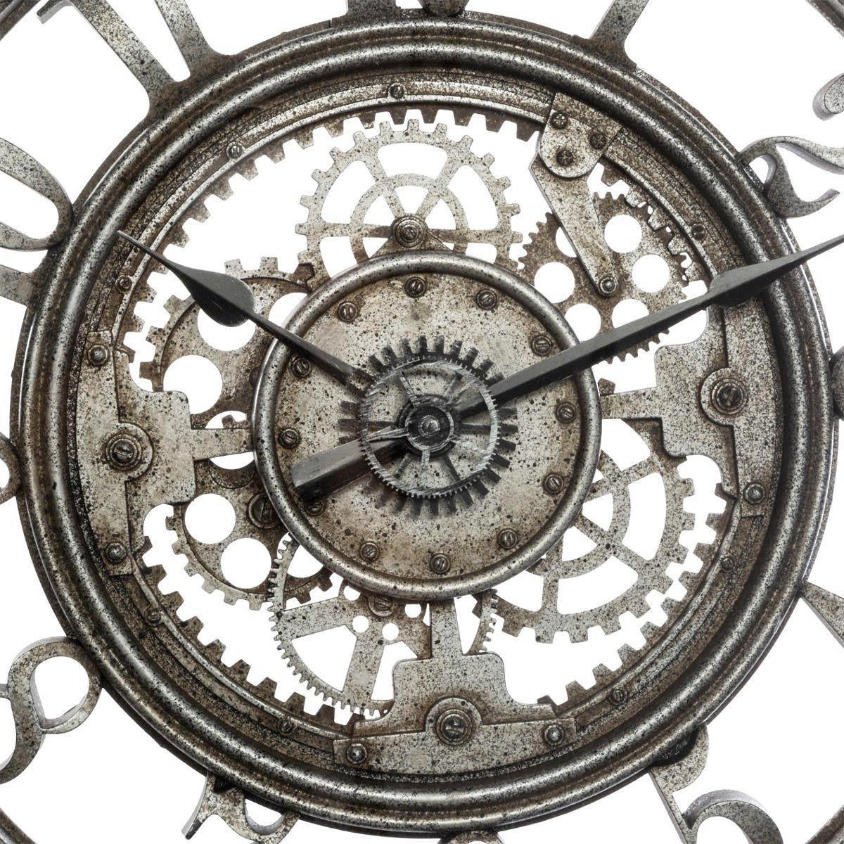 WANDUHR im Loft-Stil Meca 51/7,5/51 cm - Grau, Kunststoff (7.5/51/51cm) - Atmosphera Createur d´interieur