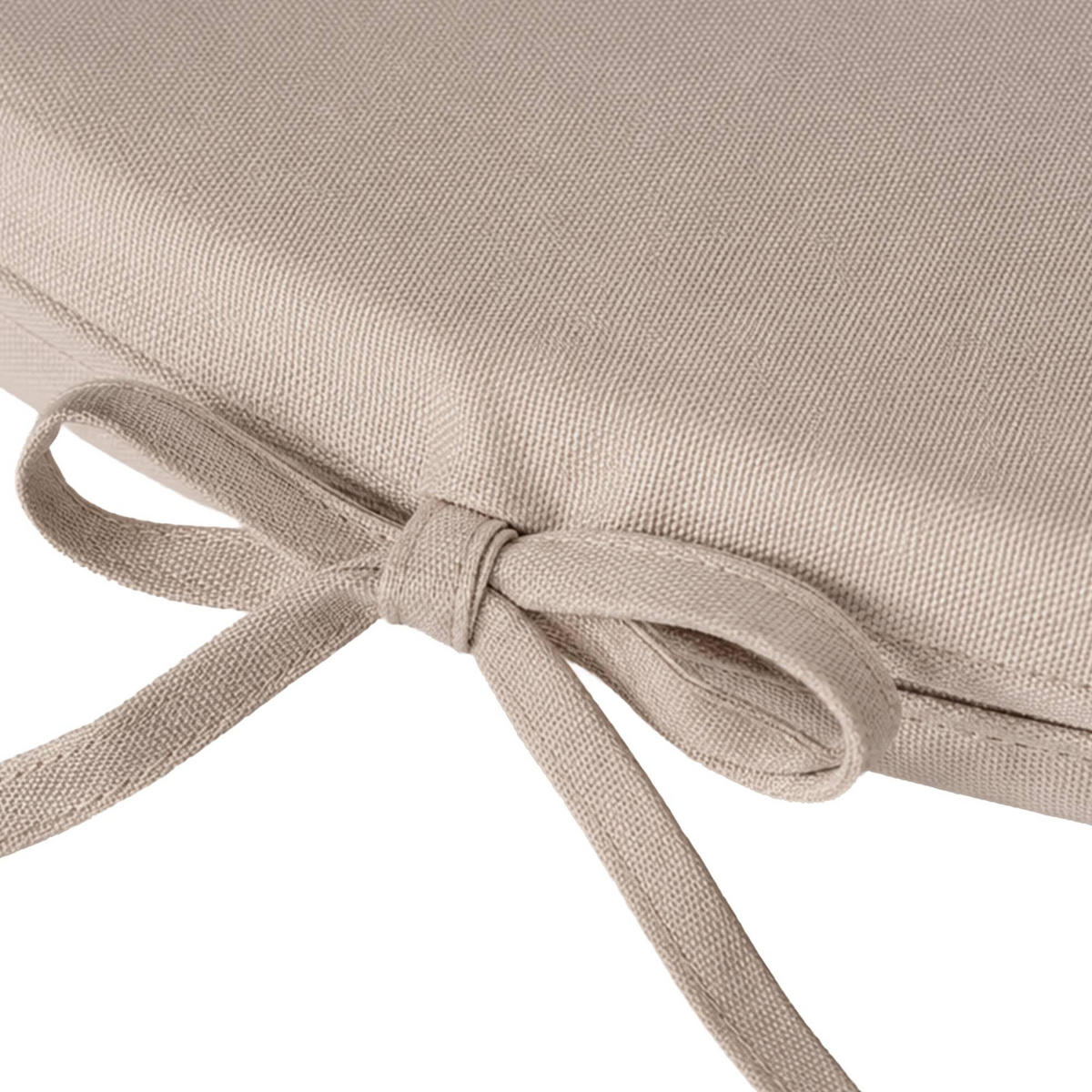 SITZKISSEN eckig 115/57/5 cm Stoff Creme - Creme, Textil (57/115/5cm) - CLP