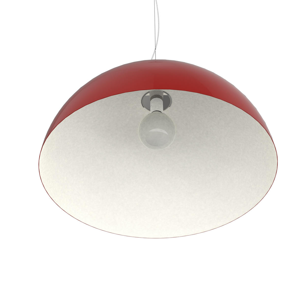 HÄNGELEUCHTE - Rot, Metall (60/60/30cm) - Lumicom