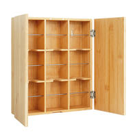 TEEBOX - Hellbraun, Holz/Metall (26.5/31/7cm) - Relaxdays