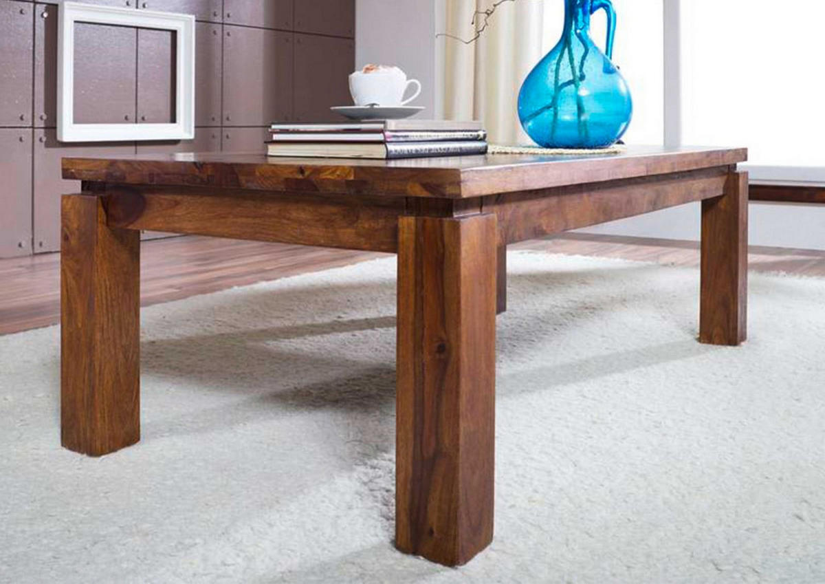 COUCHTISCH Sheesham 120x70x45 life honey lackiert METRO LIFE #164 - Braun, Holzwerkstoff (70/120/45cm) - Massivmoebel24