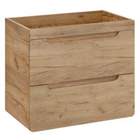 WASCHBECKENSCHRANK Luton-56 - Braun, Holzwerkstoff (80/59/46cm) - Lomado