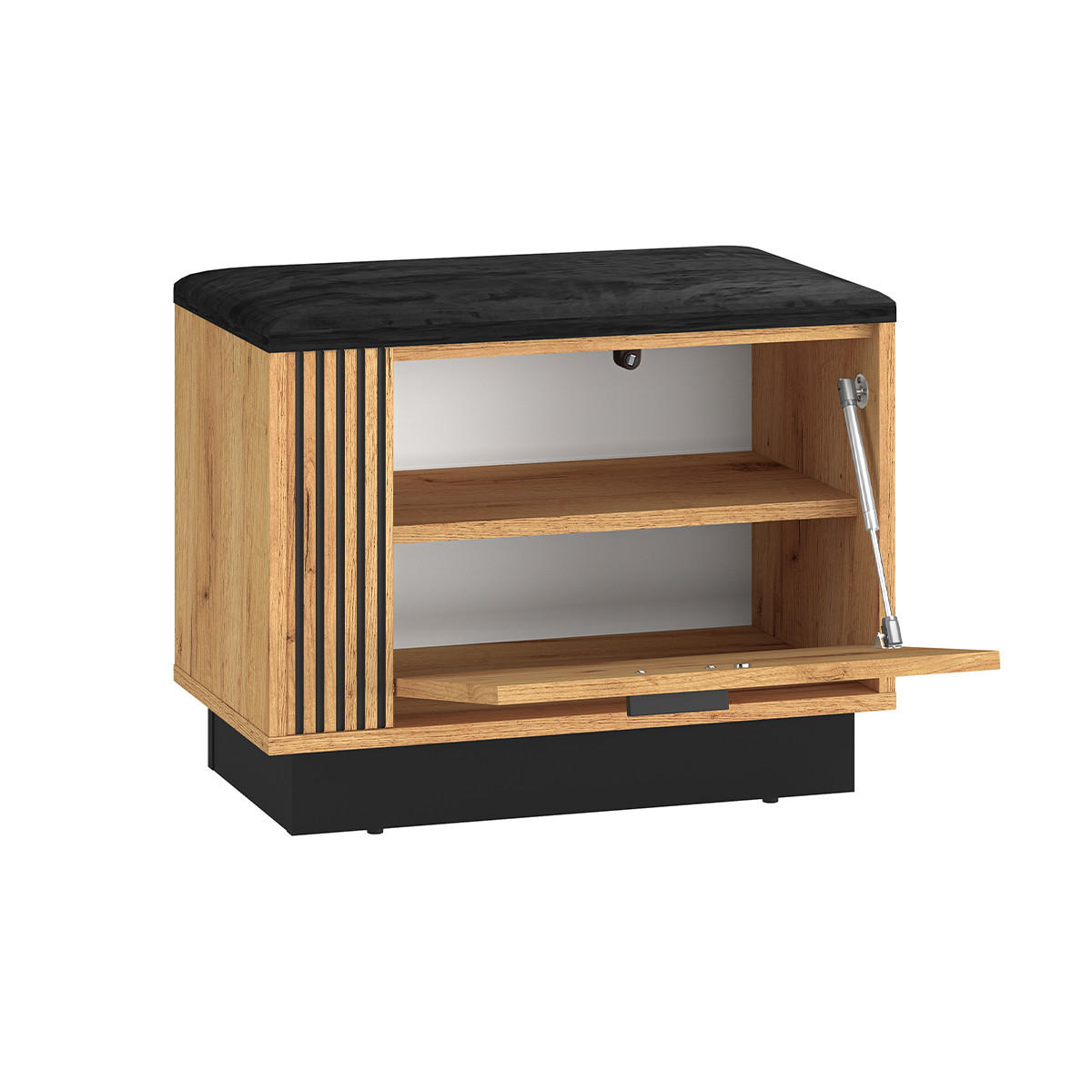 SCHUHMÖBEL Nilo Holz - Braun, Holzwerkstoff (60/49/34cm) - Petits-meubles