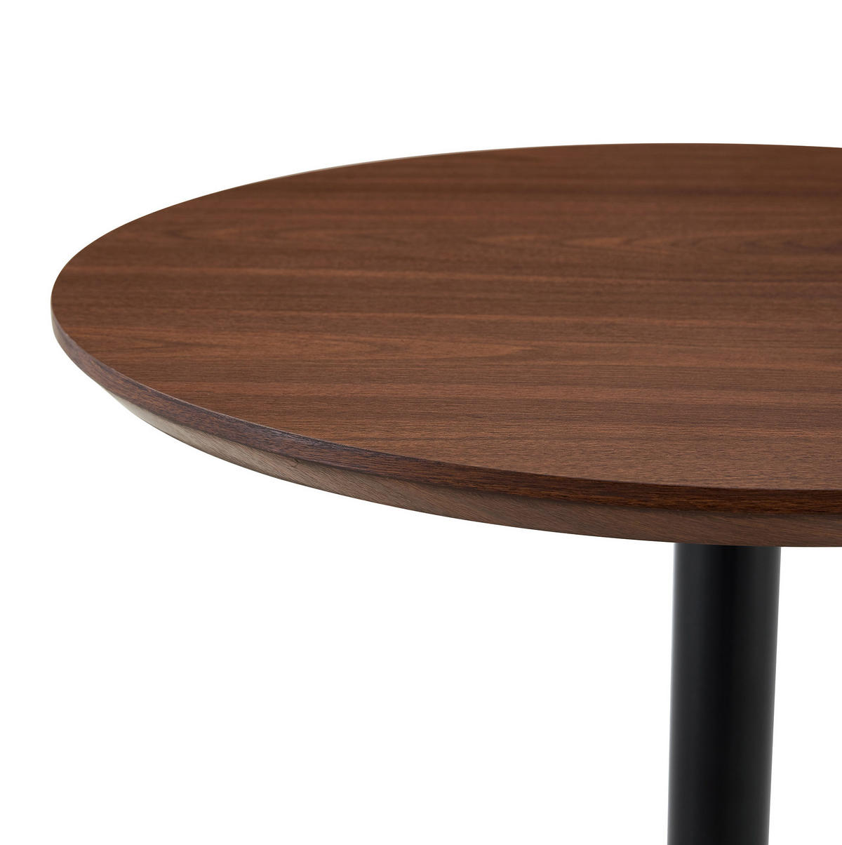 BEISTELLTISCH 70/70/73,5-98,5 cm nussbaumfarben aus MDF mit höhenverstellbarer Tischplatte - Walnussfarben, Holzwerkstoff (70/70/73.5cm) - OKWISH