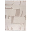 TEPPICH Zweiseitiger Beige Modern Abstrakt - Kurzflor Rechteckig Weich - Weiß Ecru Creme - 160 x 200 cm - Beige, Textil (160/200cm) - Mazovia