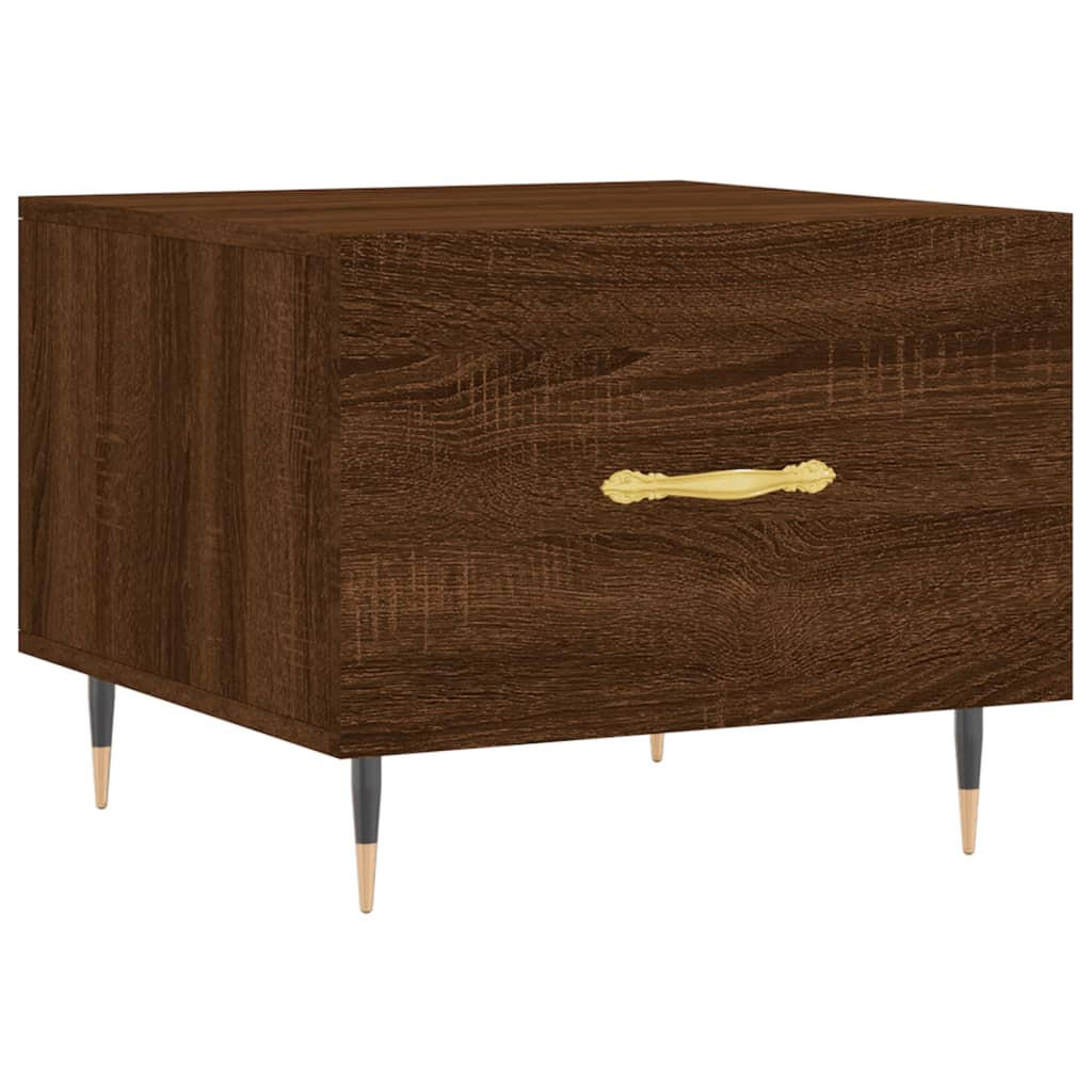 COUCHTISCH Braun Eichen-Optik 50x50x40 cm Holzwerkstoff - Braun, Holzwerkstoff (50/50/40cm) - furnicato