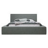 POLSTERBETT Glexi - Grau, Holz/Textil (180/200cm) - MIRJAN24