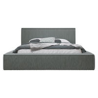 POLSTERBETT Glexi - Grau, Holz/Textil (180/200cm) - MIRJAN24