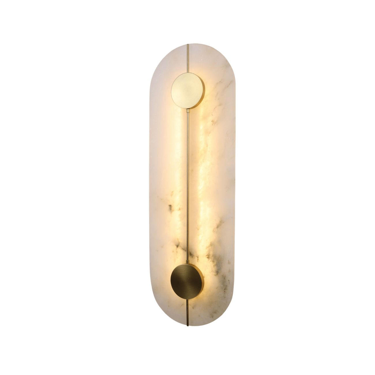 Kosilum Wandleuchte Gold 16.5x42.5x6 cm