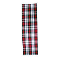TISCHLÄUFER Macduff rot kariert 44/178 cm, 100% Baumwolle - Rot, Textil (44/178cm) - Homescapes