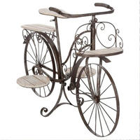 BLUMENSTÄNDER Metall Fahrrad 59 cm - Grau, Metall (97/46/64cm) - Atmosphera Createur d´interieur