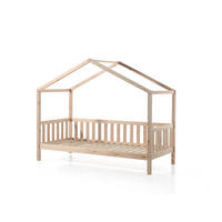 HAUSBETT DALLAS Beige 97x211x170 cm - Beige, Holz - FURNLUX