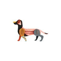 DEKOFIGUR Mobil Leucht Hund 13.6/35.3 cm - Multicolor, Wellpappe (0.55/35.3/59cm) - Studio Roof
