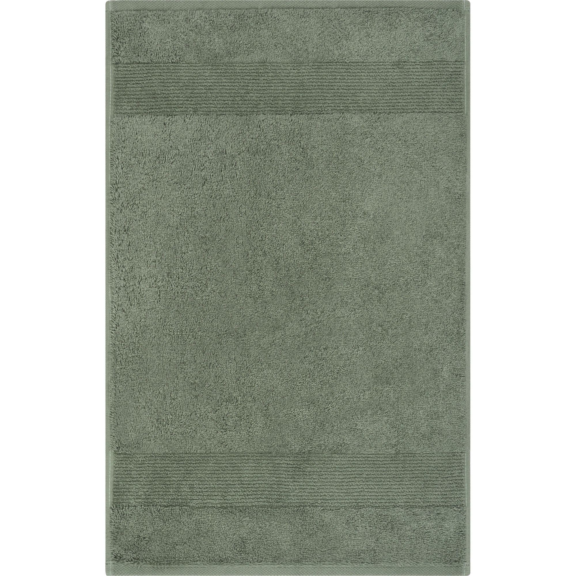HANDTÜCHER THE LUXURY 5000 OLIV - 497 - Grün, Textil (30/50cm) - Cawö