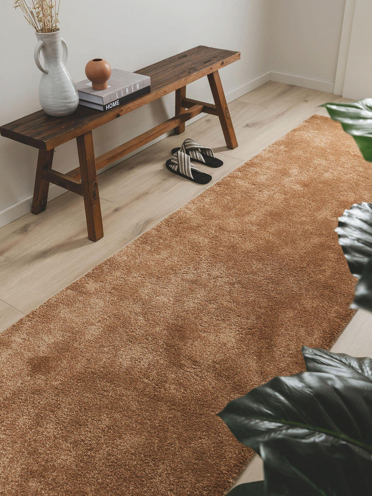 LÄUFER Tacoma Braun 80x300 cm - Braun, Textil (80/300cm) - benuta Nest