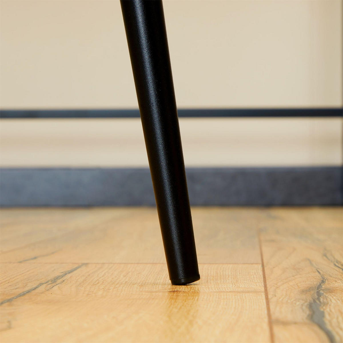 BARHOCKER IREK 2er-Set weiß/schwarz - Schwarz/Weiß, Textil (47/99/49cm) - IDIMEX