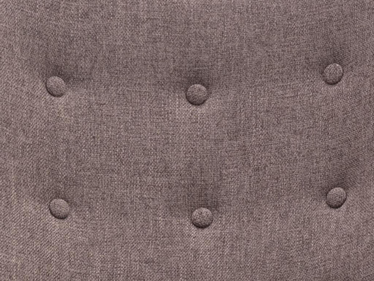 SCHAUKELSESSEL - melierter Stoff - Taupe - ELMINA II - Braun, Textil (68/91/86cm) - Vente-Unique