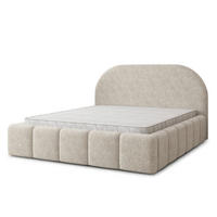 POLSTERBETT FLUSSO 160x200 cm mit Bettkästen - Creme - Creme, Holz (160/200cm) - MASSENO