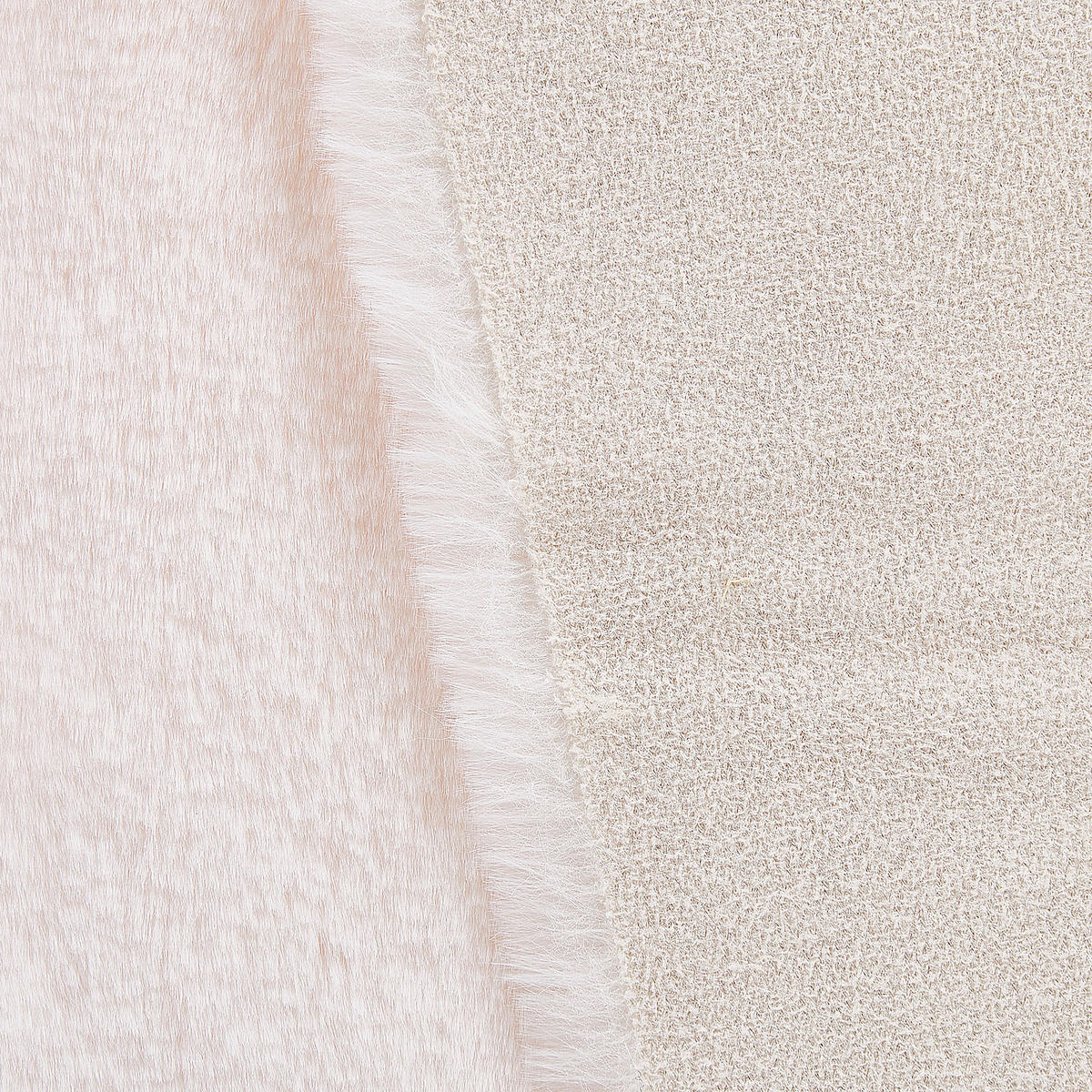 KUNSTFELL-TEPPICH Undara 90/60 cm - Weiß, Kunststoff (60/90cm) - Beliani