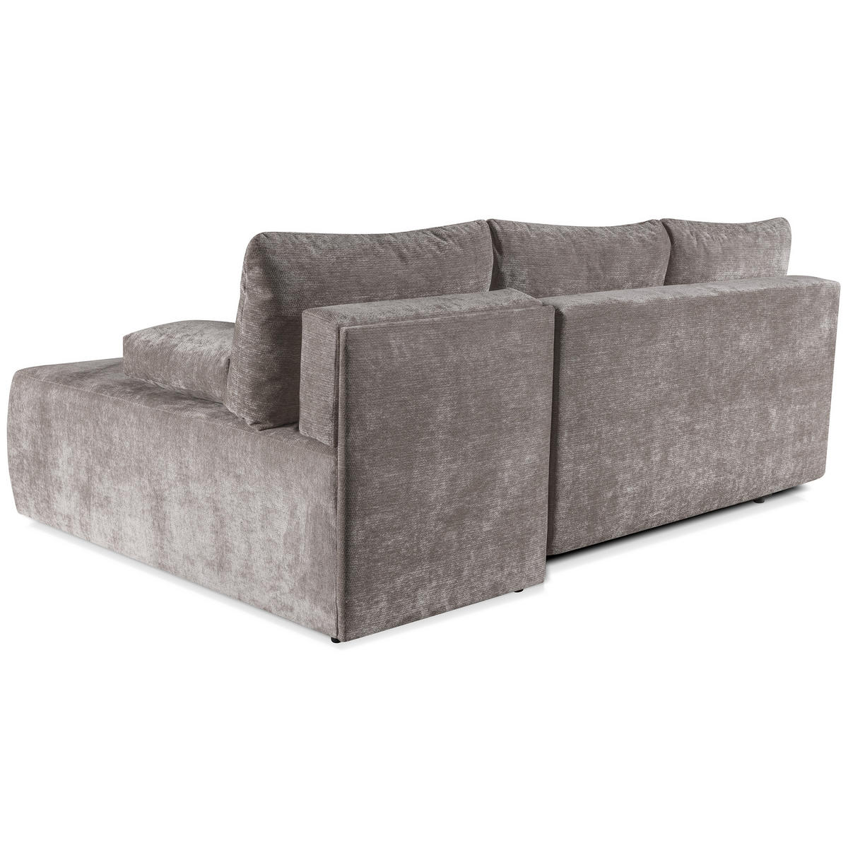 ECKSCHLAFSOFA Liana mit Schlaffunktion und Bettkasten, Rechts, Braun - Braun, Textil (154/206cm) - Beautysofa
