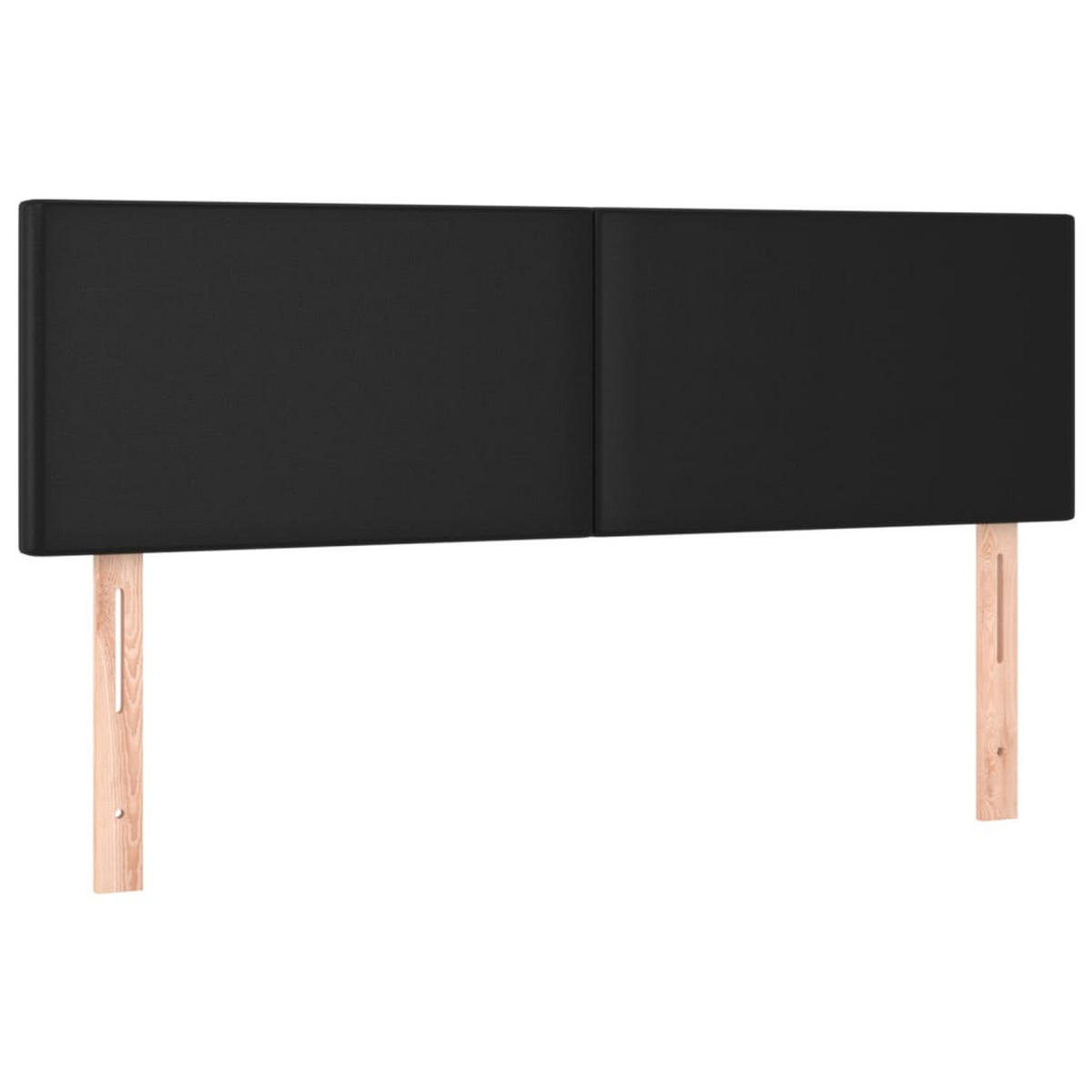 BOXSPRINGBETT Mit Matratze Schwarz 140/190 Cm Kunstleder - Weiß, Leder/Textil (140/190cm) - vidaXL