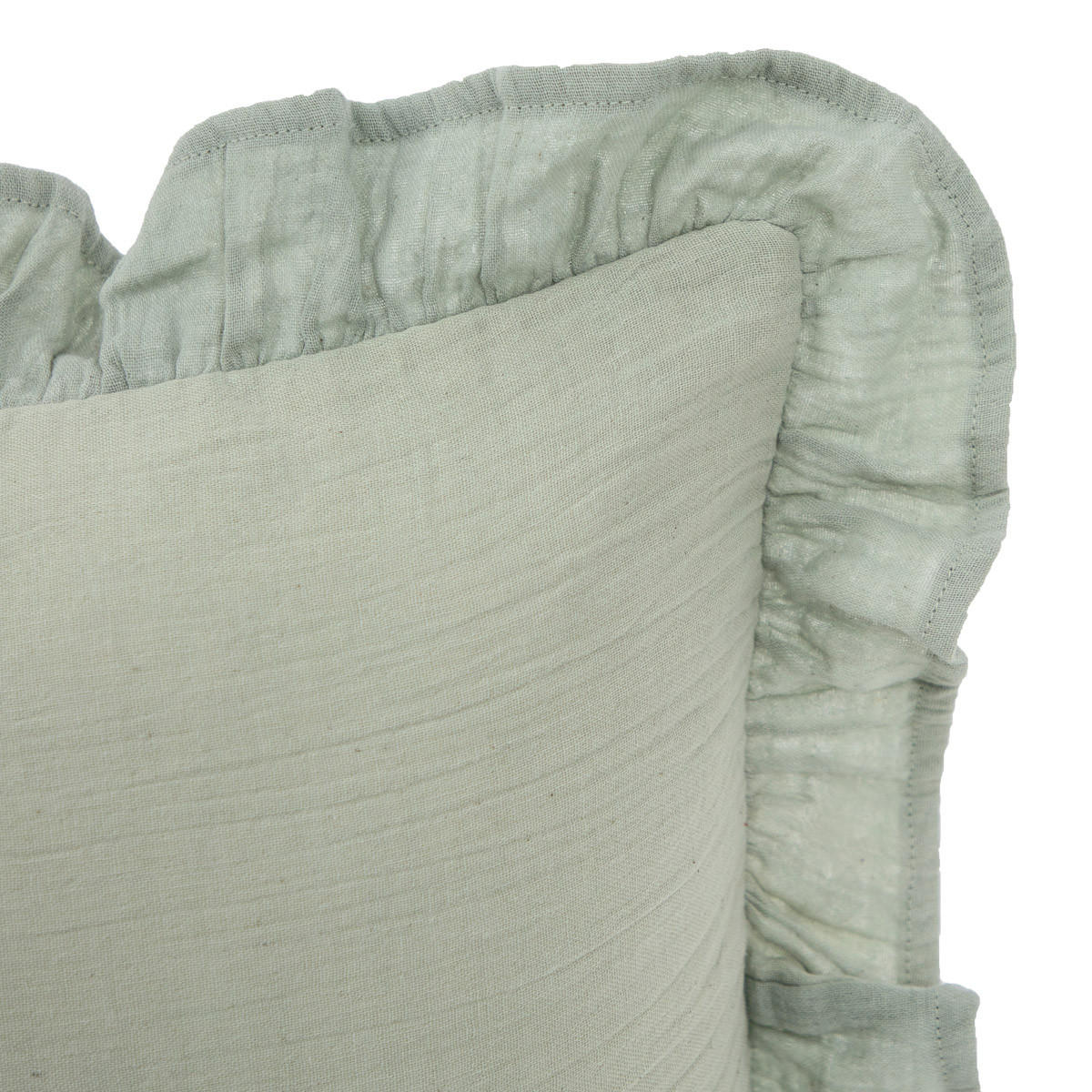 KOPFKISSENBEZUG Elin Pistazie 45/45 cm - Grün, Textil (45/45cm) - Homla