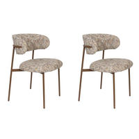 ESSZIMMERSTUHL Claes - Beige - 57.5/56.5/78.5 cm - 2er-Set - Beige, Textil (56.5/78.5/57.5cm) - Novel