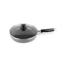 PFANNE Schwarz 47/28/6 cm MR120028 - Schwarz, Metall (28cm) - Maestro 