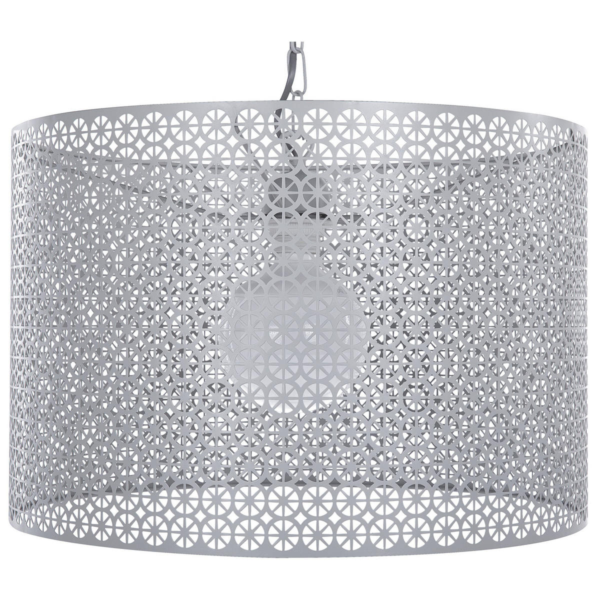 HÄNGELEUCHTE Mezen 44/44/82 cm - Grau, Metall (44/44/82cm) - Beliani