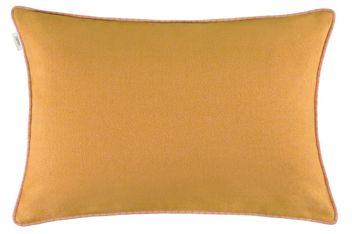 ZIERKISSENHÜLLE FUN - Gelb, Textil (58/38cm) - Esprit