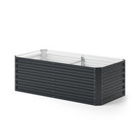 HOCHBEET Anthrazit 180 x 60 cm - Anthrazit, Metall (180/60/60cm) - OK-Living