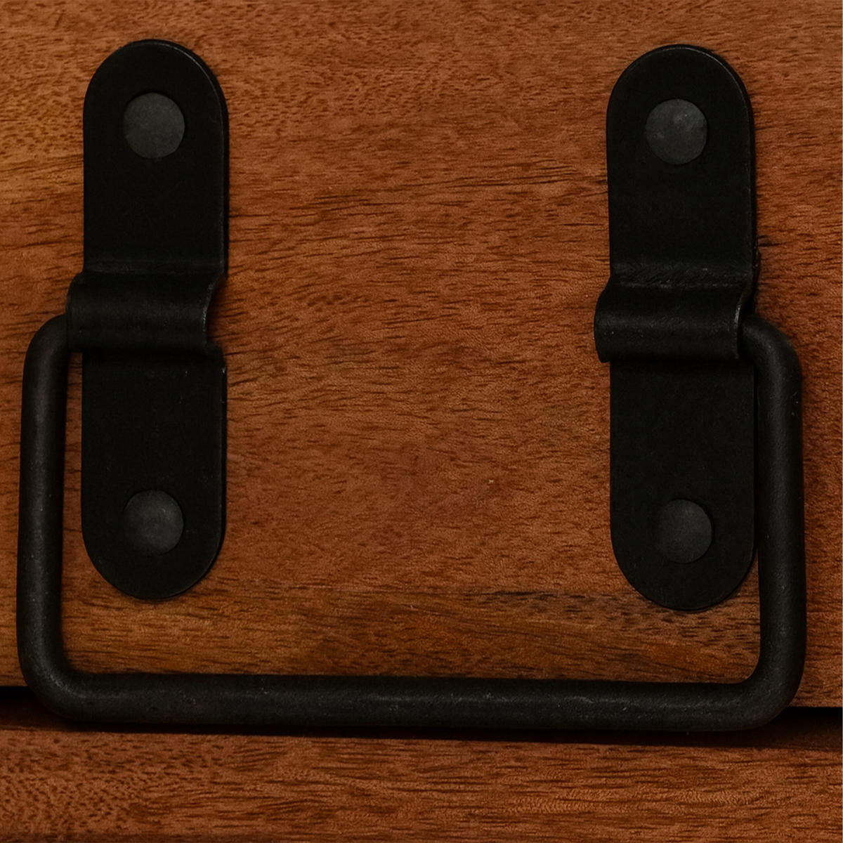 BEISTELLTISCH - Multicolor, Holz/Metall (30/30/70cm) - Relaxdays