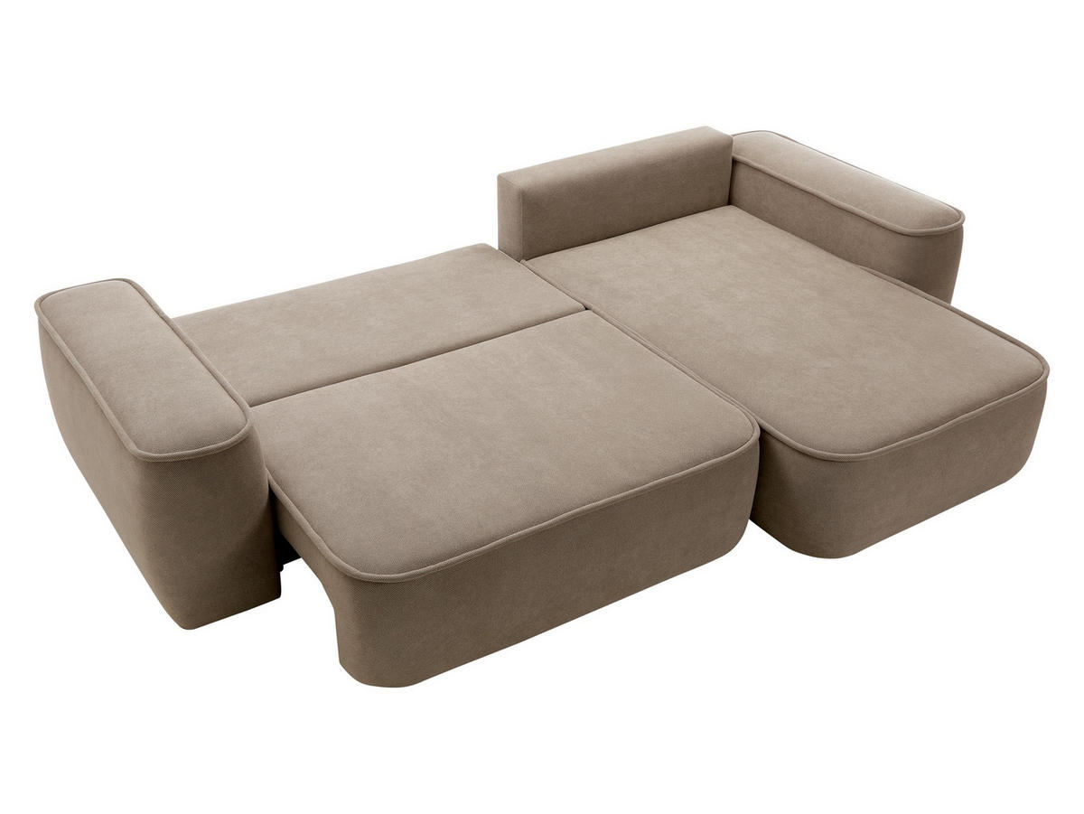 ECKSOFA Sandby - Schwarz/Grau, Holz/Kunststoff (283/168cm) - MIRJAN24