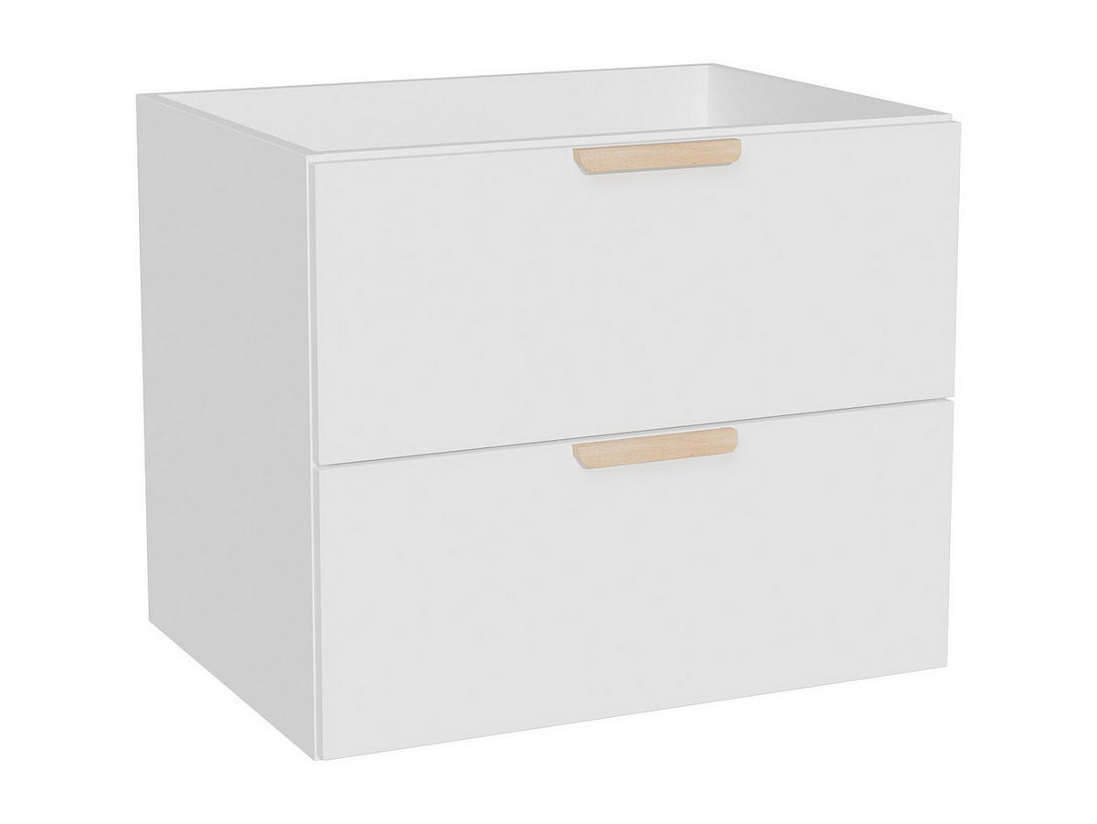 WASCHBECKENUNTERSCHRANK - 60 cm x 46 cm - holz - weiß Avoreli - Weiß, Holz (60/50/46cm) - Vente-Unique