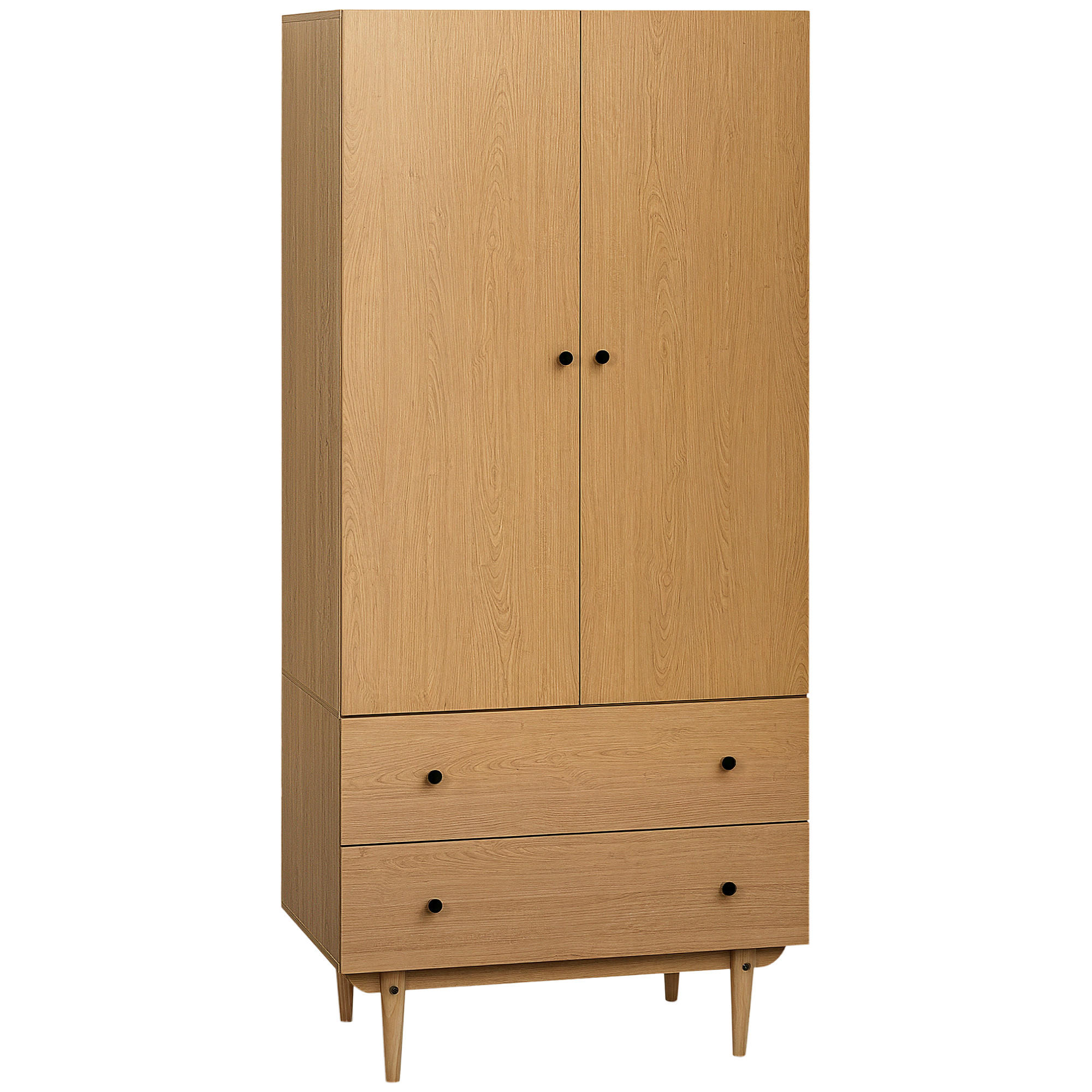 ComfortXL Kleiderschrank Braun 52x180x80 cm