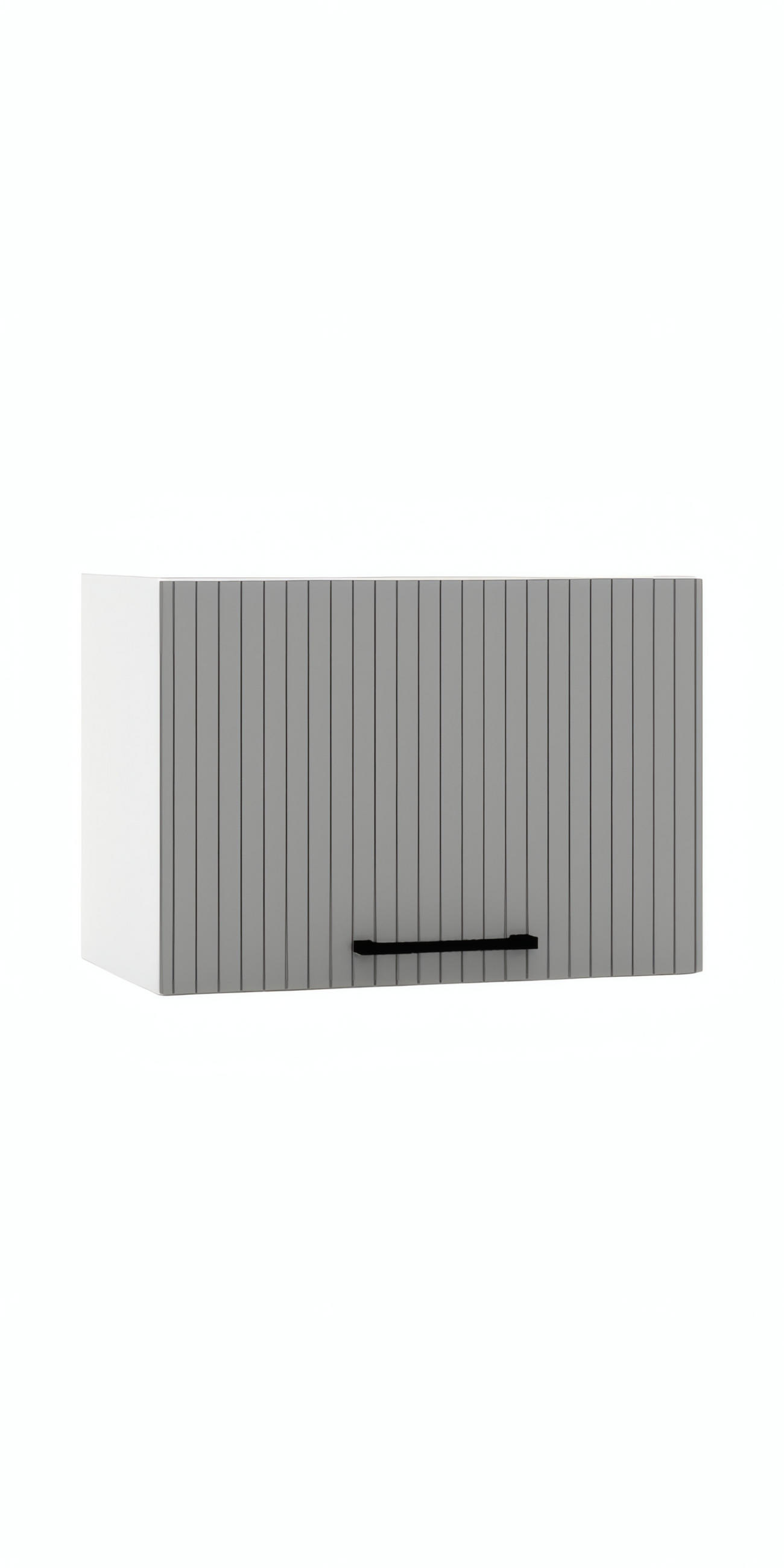 HÄNGESCHRANK W50OKGR - KENDRO - Kompakte Wandgestaltung - Weiß/Grau, Holz/Metall (50/36/30cm) - ROYAL24_MARKT
