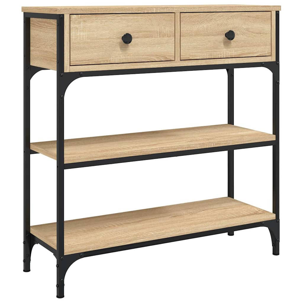 vidaXL Konsolentisch Sonoma Eiche 25x75x72.5 cm