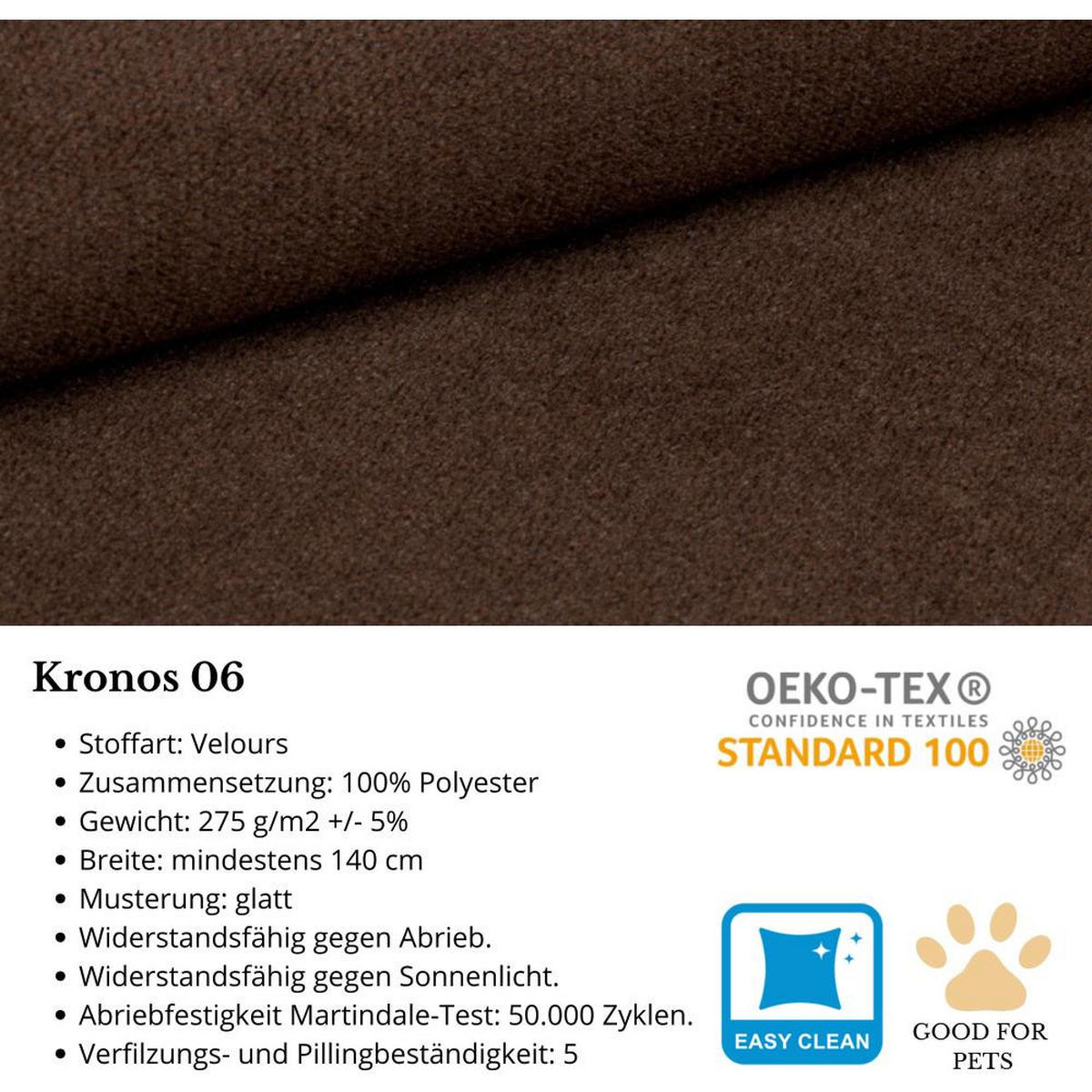 CHESTERFIELD-SESSEL Falco braun mit Holzbeinen - Buchefarben/Braun, Holz/Textil (82/102/92cm) - Beautysofa