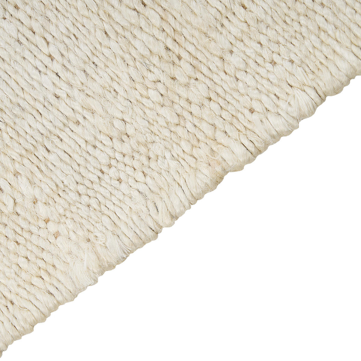 KURZFLOR-TEPPICH Lunia 150/80 cm - Beige, Naturmaterialien (80/150cm) - Beliani
