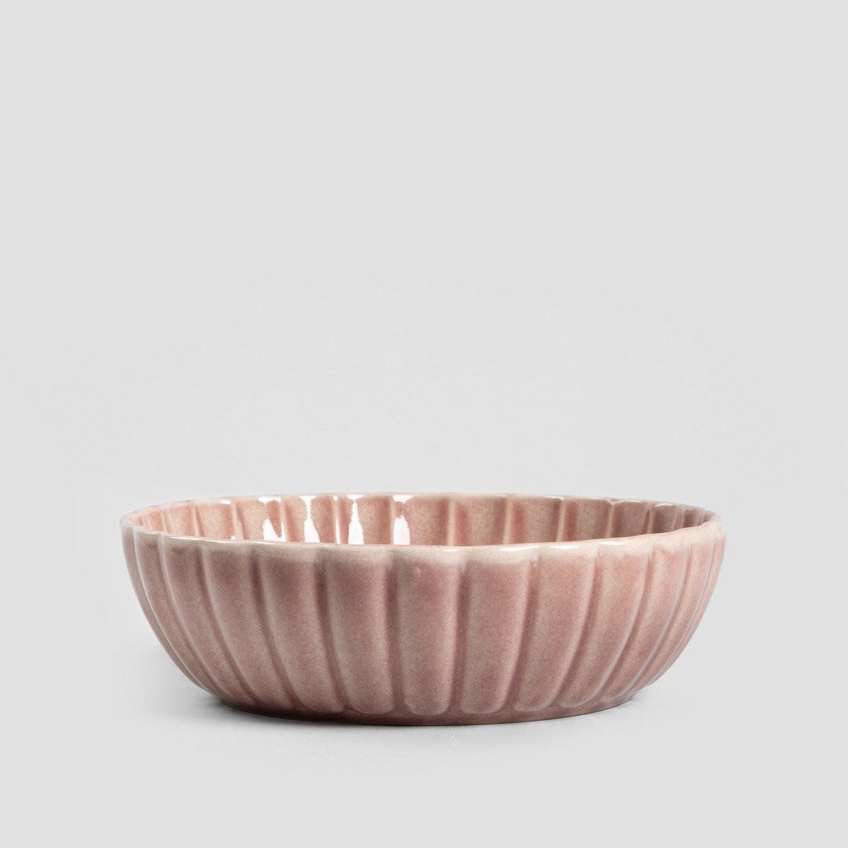 SUPPENTELLER Melida rosa 19 cm 6er-Set - Rosa, Keramik (19/19/4cm) - Homla