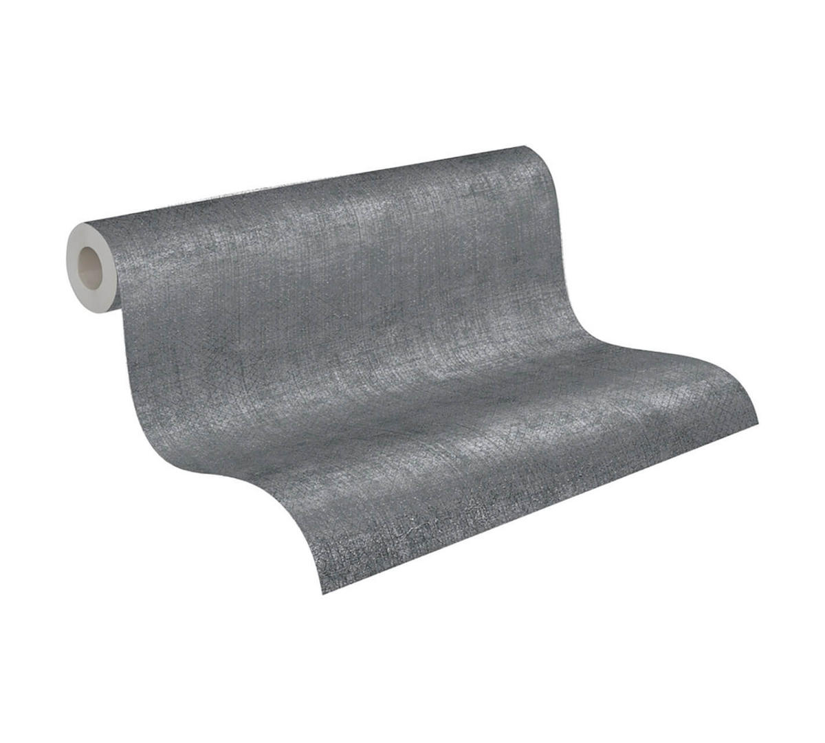 VLIESTAPETE Grau 53/1005 cm - Grau, Textil (53/1cm) - KUNSTLOFT