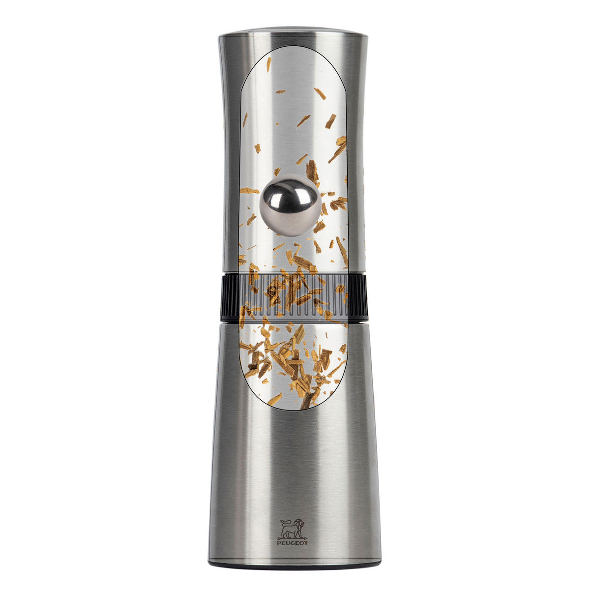 ZIMTMÜHLE Lanka 22cm Edelstahl Stahlmahlwerk - Grau, Metall (7/22/7cm) - PEUGEOT